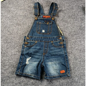 Baby Denim Shortall Overalls Toddler Boy Girl 12M Seven For All Mankind